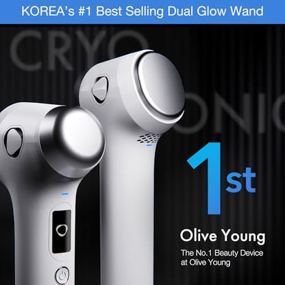 glow.m Cryo Sonic with Moisture Booster Gel (100g) | Next Level Glow Set for Glass Skin