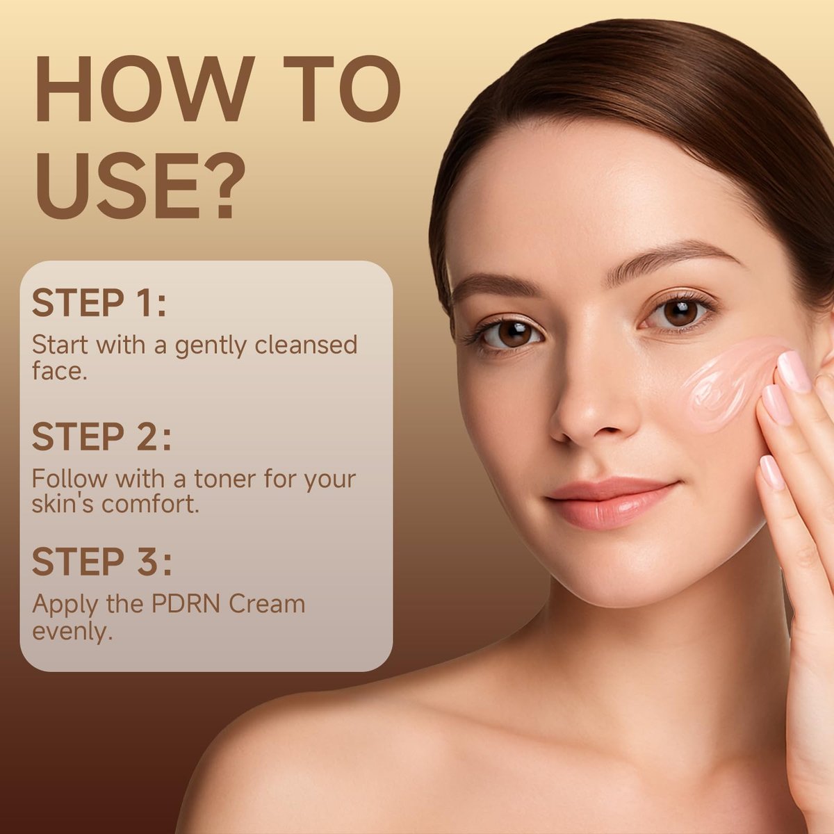 HZENPPOR PDRN Serum Cream – 99% Pure Salmon DNA Advanced Face Moisturizer with Collagen, Hyaluronic Acid & Niacinamide for Glass Glow Skin Hydration, Uneven Skin Tone (20g, Unscented) - görsel 13