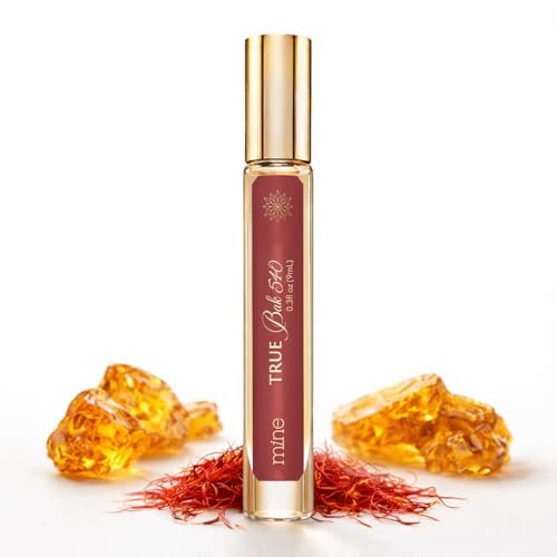 Mine True Bak 540 Eau de Parfum - Ambery Saffron Long Lasting Perfume for Women - Travel Size 9ml (0.3 fl oz) - Ideal Gift for Her Avelisse