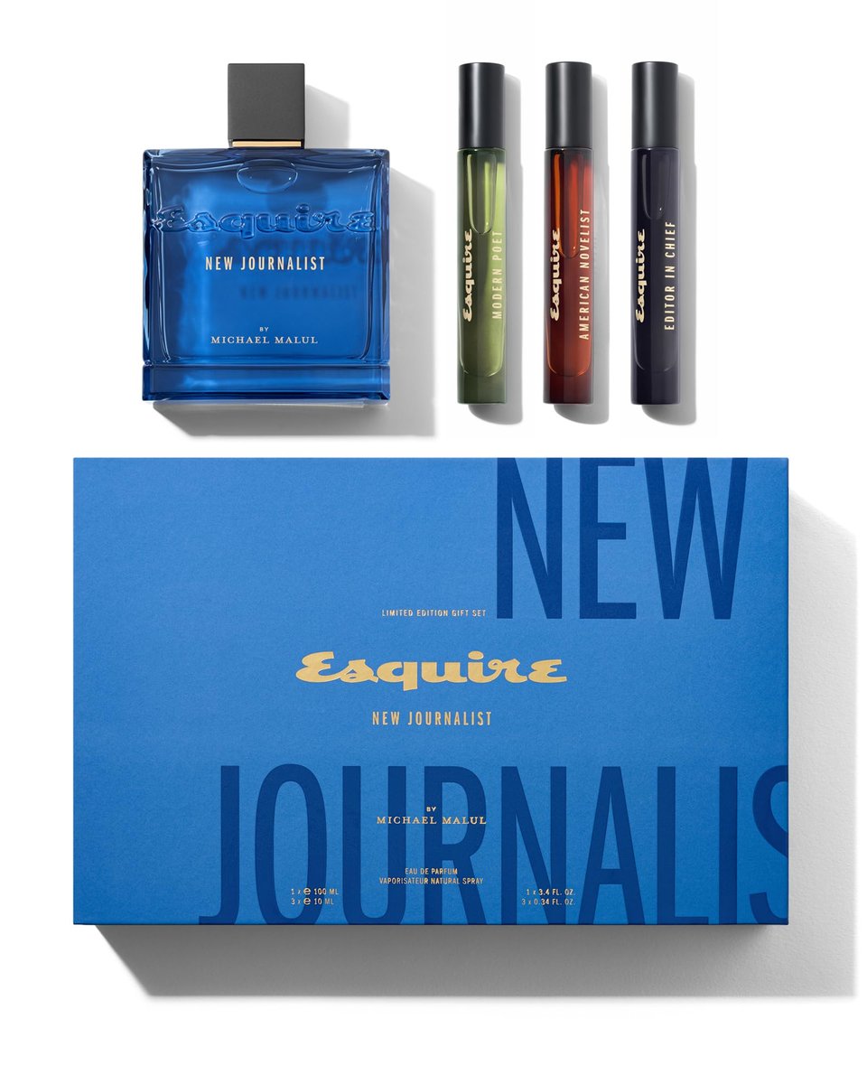Michael Malul Esquire New Journalist Eau de Parfum Gift Set - 100ml & 10ml - görsel 1