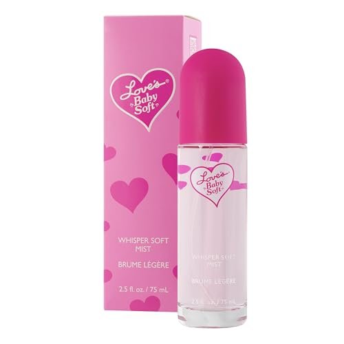 Love's Baby Soft Whisper Soft Mist Perfume Spray - 2.5 Fl Oz | Floral & Powder Scent with Lemon Leaf & Orange Avelisse