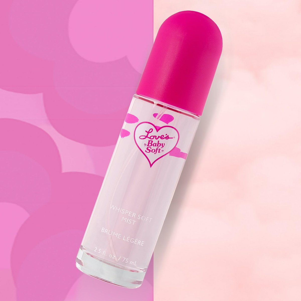 Love's Baby Soft Whisper Soft Mist Perfume Spray - 2.5 Fl Oz | Floral & Powder Scent with Lemon Leaf & Orange Avelisse