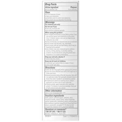La Roche-Posay Effaclar BPO Multi-Target Acne Treatment with 5.5% Micronized Benzoyl Peroxide - Acne Cream for Face, Targets Oily Skin, Blackheads & Prevents Pimples, 20ml Avelisse