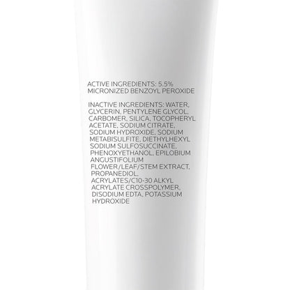 La Roche-Posay Effaclar BPO Multi-Target Acne Treatment with 5.5% Micronized Benzoyl Peroxide - Acne Cream for Face, Targets Oily Skin, Blackheads & Prevents Pimples, 20ml Avelisse
