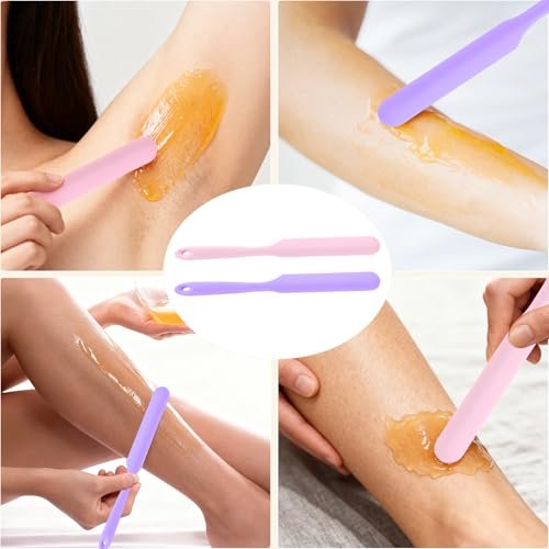Clofiak 4-Pack Reusable Silicone Wax Sticks - Non-Stick Hair Removal Applicators for Home & Salon Use - görsel 10