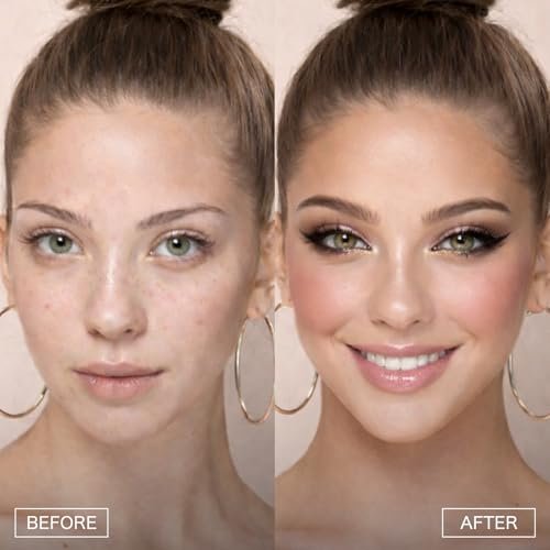 UCANBE All in One Baked Makeup Palette – Eyeshadow, Blush & Bronzer Face Kit, Full Face Makeup Gift Set for Women, Neutral Pigmented Colors Avelisse
