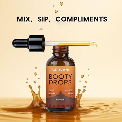 Curvani Booty Drops Lifting Serum – Concentrated Formula for Curves & Beauty (2 oz) Avelisse