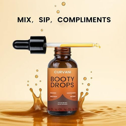 Curvani Booty Drops Lifting Serum – Concentrated Formula for Curves & Beauty (2 oz) Avelisse