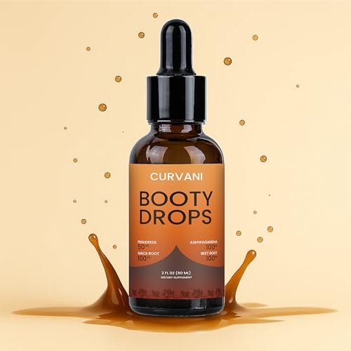 Curvani Booty Drops Lifting Serum – Concentrated Formula for Curves & Beauty (2 oz) Avelisse