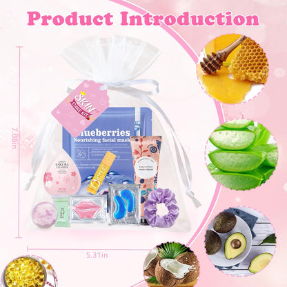 132 PCS Spa Party Supplies for Women – Ultimate Spa Party Favors Set with Face Masks, Lip Balm, Bath Bombs & More Avelisse