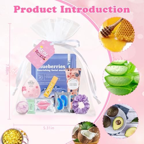 132 PCS Spa Party Supplies for Women – Ultimate Spa Party Favors Set with Face Masks, Lip Balm, Bath Bombs & More Avelisse