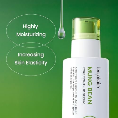beplain Mung Bean Peptide Soothing Serum – Niacinamide & Redness Relief for All Skin Types (1.69 fl oz/50ml) Avelisse