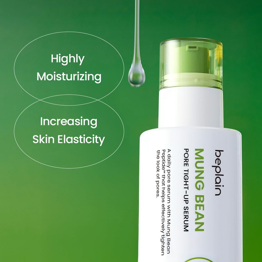 beplain Mung Bean Peptide Soothing Serum – Niacinamide & Redness Relief for All Skin Types (1.69 fl oz/50ml) Avelisse