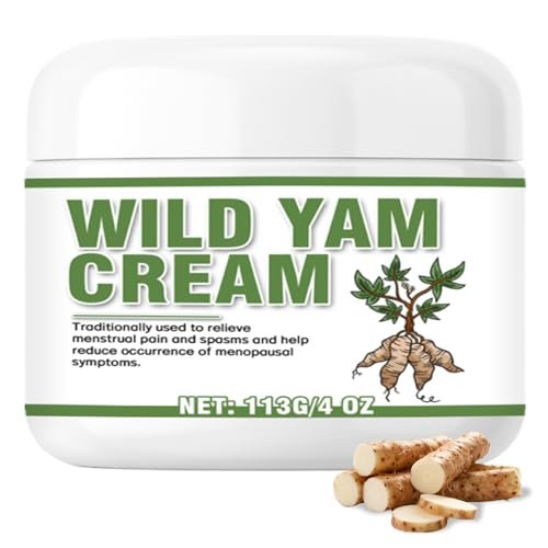 Paistely Wild Yam Cream for Hormone Balance – Natural Progesterone Cream for Women, Supports Menopause Comfort & Fertility, 4 oz Avelisse