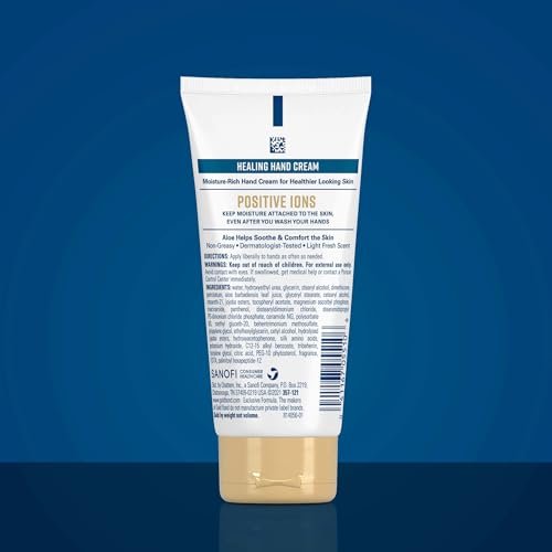 Gold Bond Healing Hand Cream, 3 oz. (Pack of 6) - Moisture That Lasts Through Handwashing with Aloe Avelisse