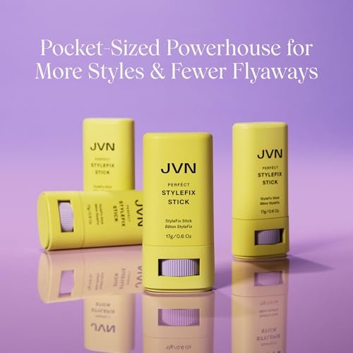 JVN StyleFix Hair Wax Styling Stick - All-Day Hold, Frizz Control & Flyaway Tamer for Women and Men (0.6 oz, Silicone-Free) Avelisse