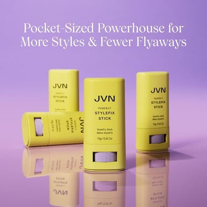 JVN StyleFix Hair Wax Styling Stick - All-Day Hold, Frizz Control & Flyaway Tamer for Women and Men (0.6 oz, Silicone-Free) Avelisse