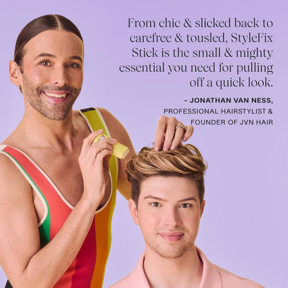 JVN StyleFix Hair Wax Styling Stick - All-Day Hold, Frizz Control & Flyaway Tamer for Women and Men (0.6 oz, Silicone-Free) Avelisse