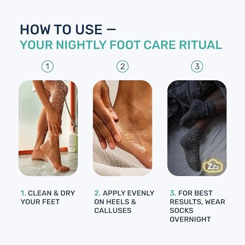 Maximum Strength Urea Cream 40% for Feet – Callus Remover & Cracked Heel Repair with Salicylic Acid, Ceramides & Tea Tree Oil – Dry Foot Lotion for Diabetics, Neuropathy, 4.3 oz - görsel 15