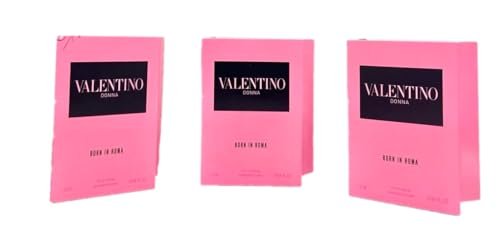 Valentino Born in Roma Eau de Parfum Sample Set - 3 Mini Sprays (0.04 Fl Oz Each) Avelisse