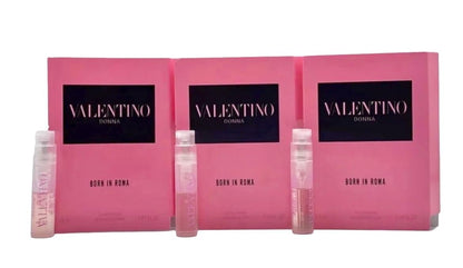 Valentino Born in Roma Eau de Parfum Sample Set - 3 Mini Sprays (0.04 Fl Oz Each) Avelisse