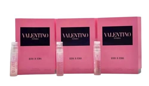 Valentino Born in Roma Eau de Parfum Sample Set - 3 Mini Sprays (0.04 Fl Oz Each) Avelisse