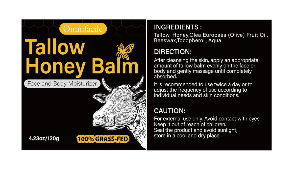 Beef Tallow for Skin, Face, Body - Handmade Whipped Tallow Moisturizer with 100% Grass-Fed Beef Tallow & Raw Honey, Natural Organic Balm for Men & Women, Unscented, 4.23 oz - görsel 17