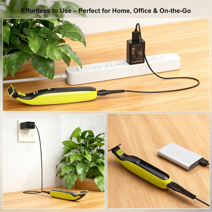 5V UL Charger for Philips Norelco OneBlade MG9525 MG9520 MG5910 QP1424 QP1624 and More, 360 Hybrid Face Shaver Cord