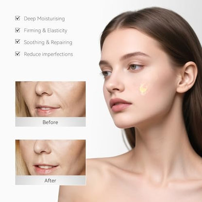 Deep Collagen Capsule Cream with PDRN & Retinol – Anti-Aging Face Moisturizer for Firmness and Wrinkle Care, 2.37 fl.oz Avelisse