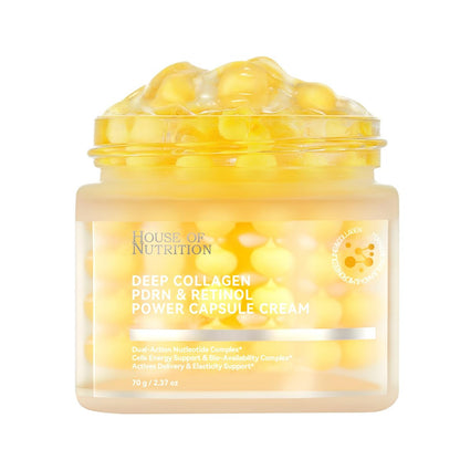 Deep Collagen Capsule Cream with PDRN & Retinol – Anti-Aging Face Moisturizer for Firmness and Wrinkle Care, 2.37 fl.oz Avelisse