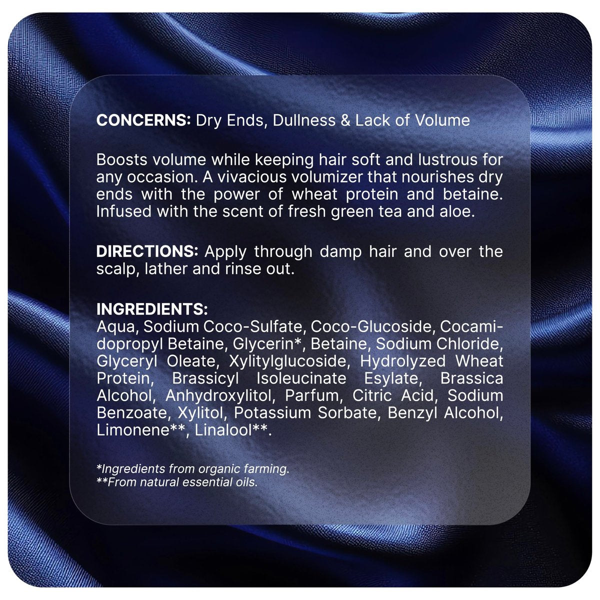 PUREANCE Hydralift Volumizing Shampoo for Thinning Hair – Sulfate-Free Thickening Shampoo with Wheat Protein, Betaine, Glycerin & Aloe – for Women & Men – 9.81 Fl Oz Avelisse