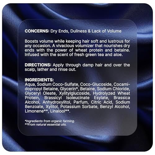 PUREANCE Hydralift Volumizing Shampoo for Thinning Hair – Sulfate-Free Thickening Shampoo with Wheat Protein, Betaine, Glycerin & Aloe – for Women & Men – 9.81 Fl Oz Avelisse
