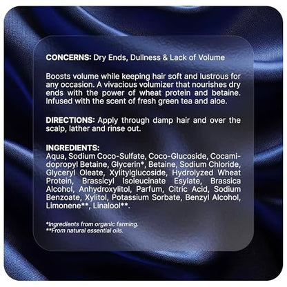 PUREANCE Hydralift Volumizing Shampoo for Thinning Hair – Sulfate-Free Thickening Shampoo with Wheat Protein, Betaine, Glycerin & Aloe – for Women & Men – 9.81 Fl Oz Avelisse