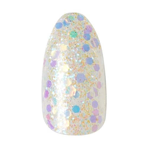KISS Impress Press-On Manicure Fake Nails - Evergreen, Medium Length Almond Shape, Mint Green with Glitter Design - 30 Nails, Prep Pad, Mini File & Manicure Stick - görsel 12