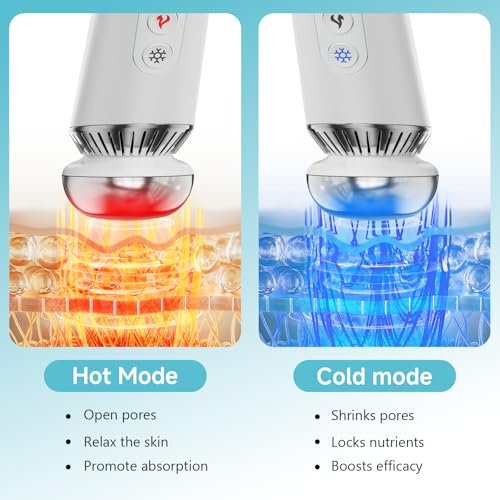 Depuffing Wand for Face & Eyes – 2-in-1 Cold and Heat Facial Therapy with Adjustable Temp; Beauty Wand, Face Roller and Eye Massage Tool to Reduce Puffiness, Dark Circles & Revive Skin Radiance Avelisse