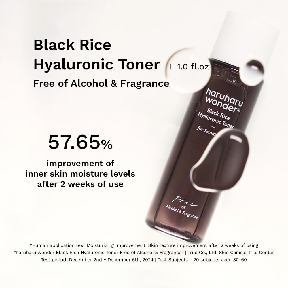 Haruharu Wonder Best Glow Trial Kit - Strong, Hydrated, Glowing Daily Routine Mini Size Avelisse