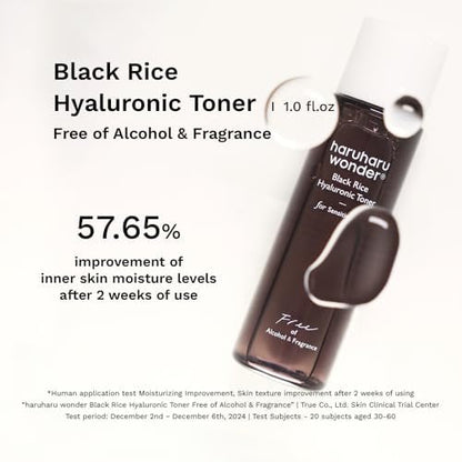 Haruharu Wonder Best Glow Trial Kit - Strong, Hydrated, Glowing Daily Routine Mini Size Avelisse