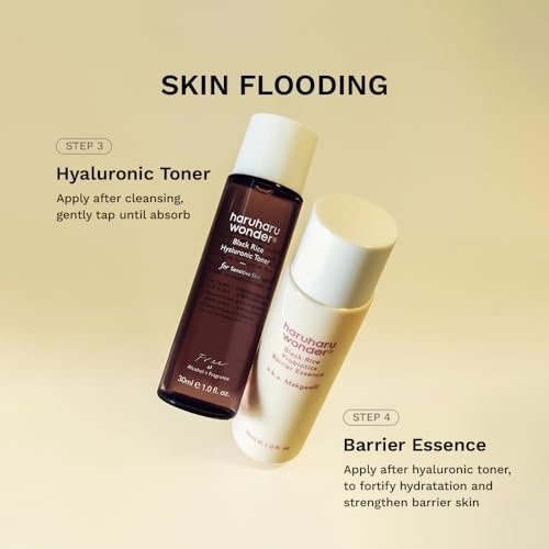 Haruharu Wonder Best Glow Trial Kit - Strong, Hydrated, Glowing Daily Routine Mini Size Avelisse