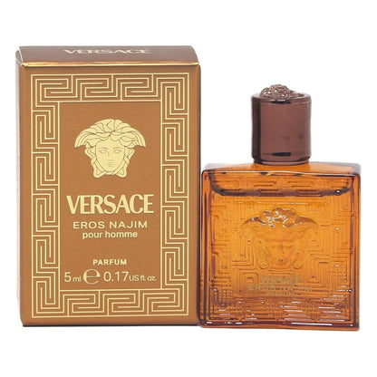 Versace Eros Najim Parfum - Mini Cologne for Men, 0.17 Oz, Travel Size Cologne Avelisse