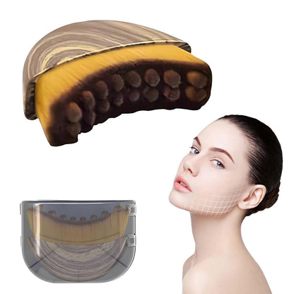 Lymphatic Contour Face Brush & Gua Sha Tool – Super Soft Facial Drainage Massager for Puffiness, Jawline Sculpting & Skin Tightening, Ergonomic Portable Beauty Tool for Sensitive Skin Daily Care