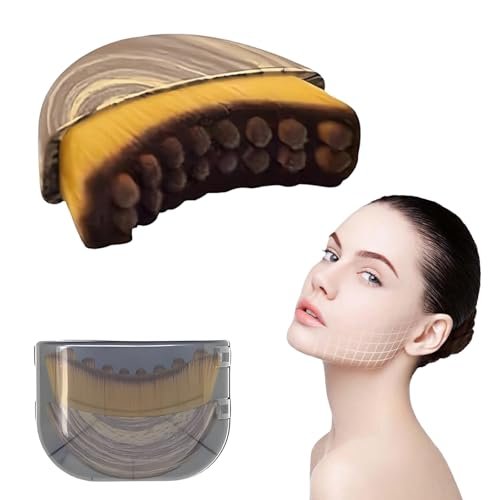 Lymphatic Contour Face Brush & Gua Sha Tool – Super Soft Facial Drainage Massager for Puffiness, Jawline Sculpting & Skin Tightening, Ergonomic Portable Beauty Tool for Sensitive Skin Daily Care - görsel 1