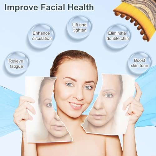 Lymphatic Contour Face Brush for Drainage, Elasticity & Brightening - Brown Plastic Avelisse
