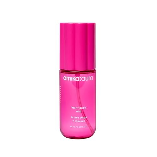 Amika Aura Hair and Body Mist - Pink Grapefruit, Juicy Apricot + Warm Vanilla | 3 Fl Oz Avelisse