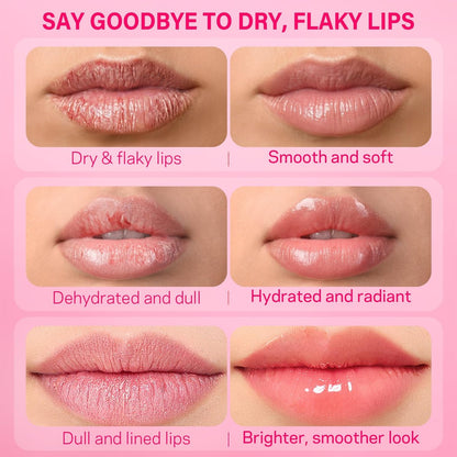 AMOADO Sugar Lip Scrub for Dark Lips – Exfoliating Lip Scrub for Smooth & Soft Lips with Watermelon & Guava, Lip Exfoliator & Moisturizer for Dry, Chapped Lips, Natural Lip Care, 1.2 oz/35g