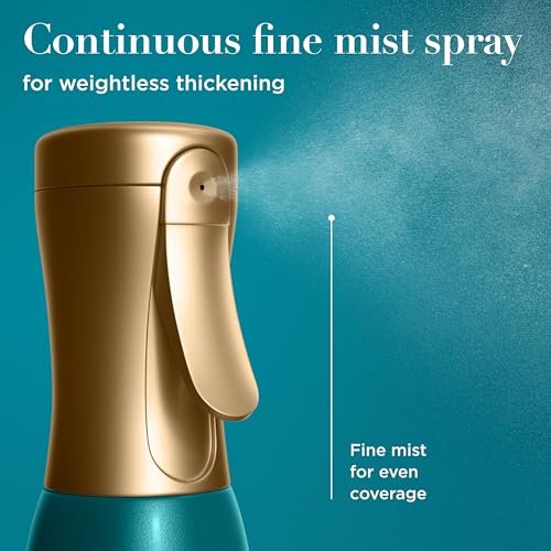 OGX ProGrowth + Peptide Serum Mist Heat Protectant Spray - Instantly Thickens Hair, Protects from Breakage, 6.5 fl. oz - görsel 8