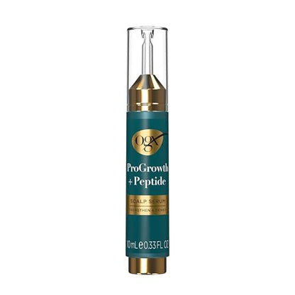 OGX ProGrowth + Peptide Scalp Serum – Strengthen & Densify Hair with Hydrating Scalp Treatment, 0.33 fl oz