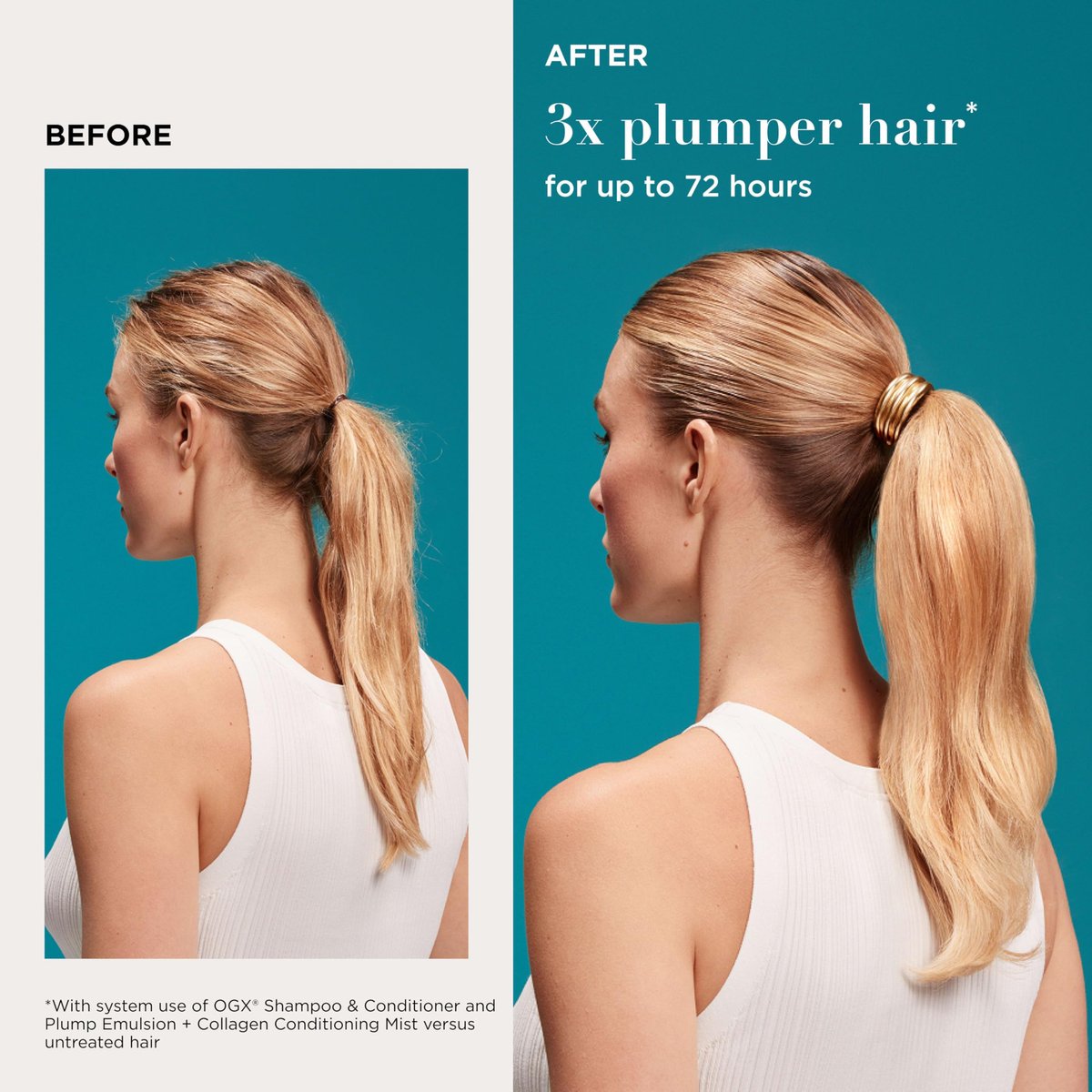 OGX Plump Emulsion + Collagen Conditioning Hair Mist, Volumizing Hair Spray with Marula Oil, 6.5 fl oz Avelisse