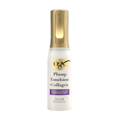 OGX Plump Emulsion + Collagen Conditioning Hair Mist, Volumizing Hair Spray with Marula Oil, 6.5 fl oz Avelisse