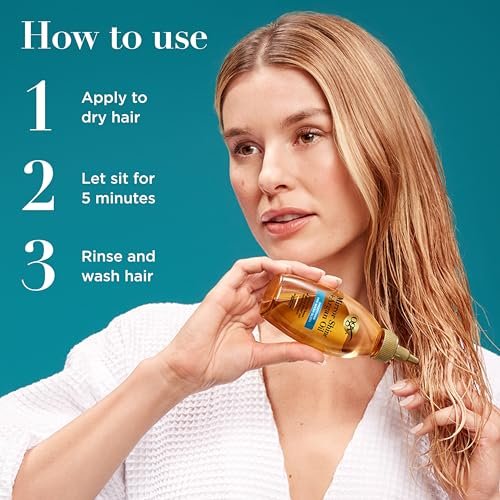 OGX Mirror Shine + Argan Oil Pre-Wash Hair Gloss - Smoothing Rinse Out Treatment for Glossy Shine & Nourishing Repair, 4 fl. oz - görsel 8