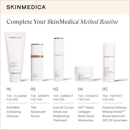 SkinMedica HA⁵ Hydra Collagen Water Burst Face Moisturizer with Vegan Collagen - Plumping Face Cream with Microbiome Barrier Complex for 24-Hour Hydration - Helps Replenish Dry, Dull Skin (1.7 Fl Oz) Avelisse